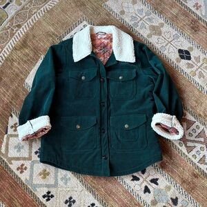 Faherty Quilted Jacket with Sherpa Lining